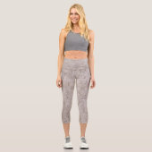 Grau Capri Leggings (Vorderseite)