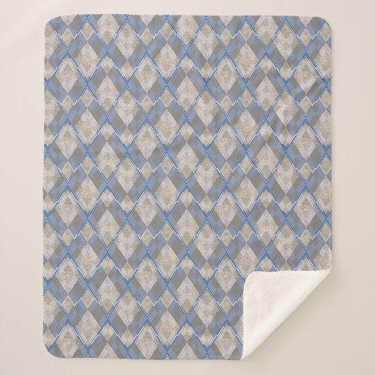 Grau-Classic Sherpadecke (Vorderseite)