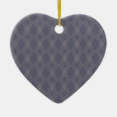 Grau, cool, trendy, einfach, modern, zackförmig keramik ornament (Vorne)