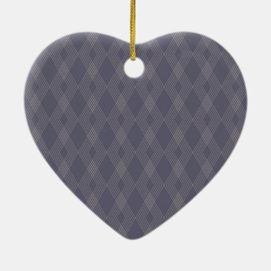 Grau, cool, trendy, einfach, modern, zackförmig keramik ornament (Hinten)