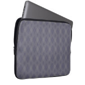 Grau, cool, trendy, einfach, modern, zackförmig laptopschutzhülle (Vorne Rechts)