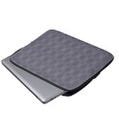 Grau, cool, trendy, einfach, modern, zackförmig laptopschutzhülle (Vorne Knopf)