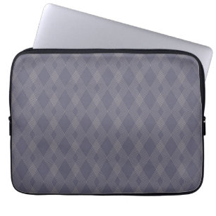Grau, cool, trendy, einfach, modern, zackförmig laptopschutzhülle