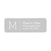 Grau-Custom-Monogramm (Vorne)