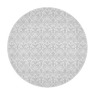 Grau Damask Cutting Board Schneidebrett