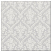 Grau Damask Vintages Muster Stoff (Nahaufnahme)