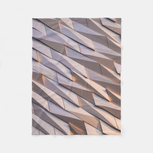 Grau digital fleecedecke (Vorderseite)