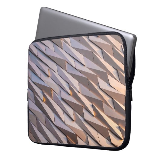 Grau digital laptopschutzhülle (Vorderseite Links)