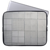 Grau digital laptopschutzhülle (Vorderseite)