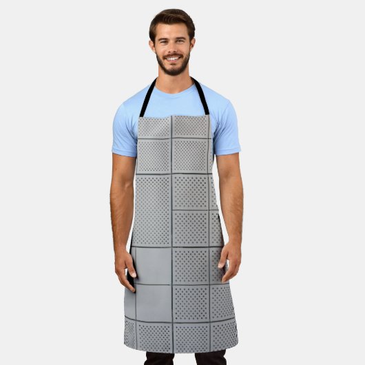 Grau digital schürze (Getragen)