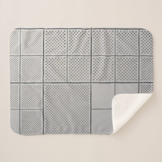 Grau digital sherpadecke (Vorderseite (Horizontal))