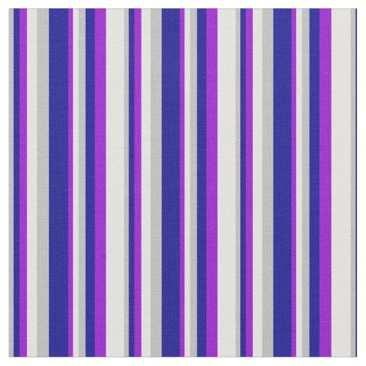 Grau, dunkelblau, dunkle Violette und hellzyanfarb Stoff (Nahaufnahme)