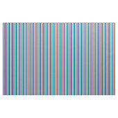 Grau, Dunkelblau, Schokolade, Beige und Cyan Lines Stoff (Yard (91,4 cm))