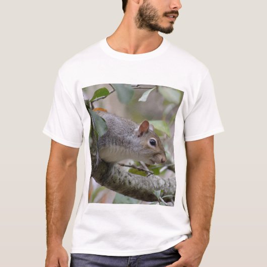 Grau-Eichhörnchen Behalte T-Shirt (Vorderseite)