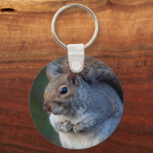 Grau-Eichhörnchen-Keyring Schlüsselanhänger (Vorderseite)