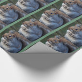 Grau-Eichhörnchen-Wrapping Paper Geschenkpapier (Ecke)