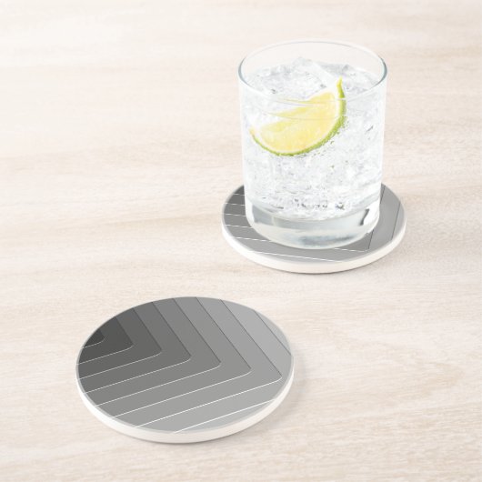 Grau-einfarbig Getränkeuntersetzer (Seite)