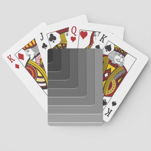 Grau-einfarbig Spielkarten (Rückseite)