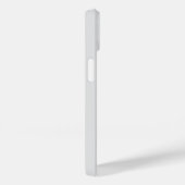 Grau einzigartiger moderner minimalistischer einfa Case-Mate iPhone hülle (Rückseite / Rechts)