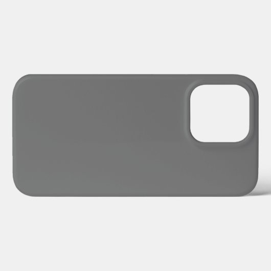 Grau-elegant minimalistisch Case-Mate iPhone hülle (Rückseite (Horizontal))
