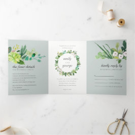 GRAU ERFOLGREICHE GEWÄSSERSPEICHERUNG DREIFACH GEFALTETE EINLADUNG