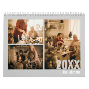 Grau erstellen Sie Ihren eigenen Foto-Kalender Kalender