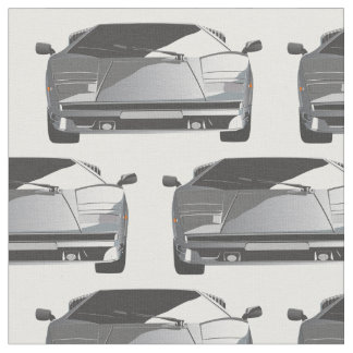 Grau-Exotic-Car-Fabrik Stoff