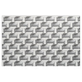Grau-Exotic-Car-Fabrik Stoff (Fat Quarter (45,7 x 55,9 cm))