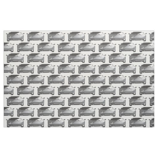 Grau-Exotic-Car-Fabrik Stoff (Fat Quarter (45,7 x 55,9 cm))