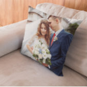 Grau Extravagante Hochzeitjubiläumsmonographie Kissen