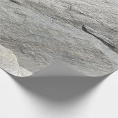 Grau-Felsansicht Geschenkpapier (Ecke)