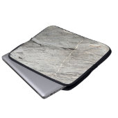 Grau-Felsansicht Laptopschutzhülle (Vorne Knopf)