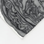 Grau Fleecedecke (Ecke)