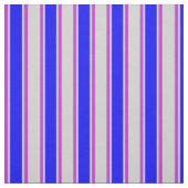 Grau, Fuchsia, leicht grau, blau und Minzcreme Stoff (Muster)