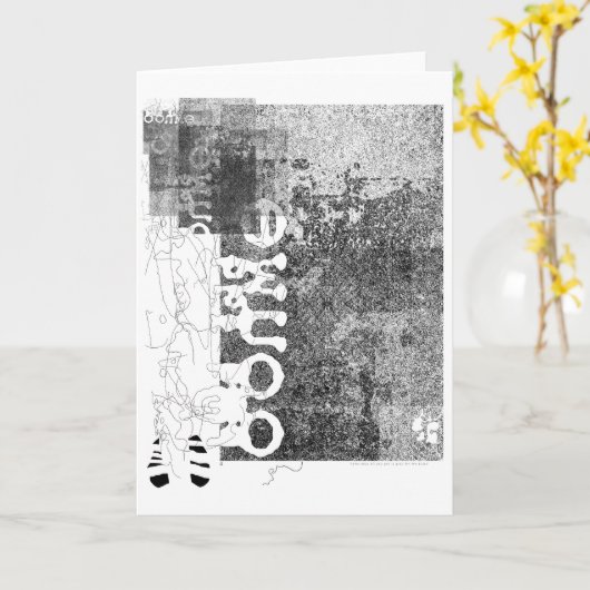 Grau für die Blues Karte (Gelbe Blume)