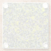 grau-gelb abstrakt glasuntersetzer (Rückseite)