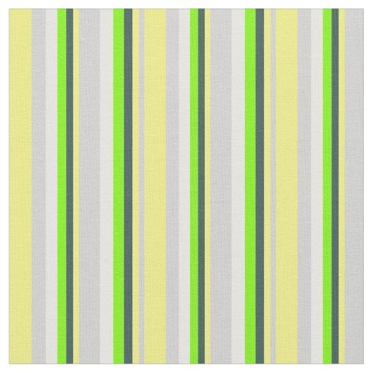 Grau, gelb, dunkelschiefer grau, grün & mint Creme Stoff (Nahaufnahme)