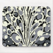 Grau gemarmortes Mousepad (Vorne)
