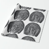 Grau Geschenkpapier (Ungerollt)