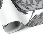 Grau Geschenkpapier (Rolleneckpunkt)