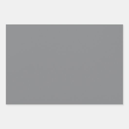 Grau Geschenkpapier Set (Vorderseite 3)