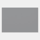 Grau Geschenkpapier Set (Vorderseite)