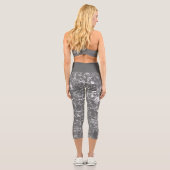 grau gestört capri leggings (Rückseite)