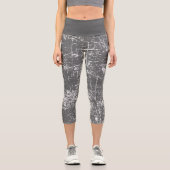 grau gestört capri leggings (Vorderseite)