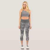 grau gestört capri leggings (Vorderseite)
