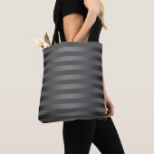 Grau, gestreift, Gradient, graue Streifen, einfach Tasche (Von Nahem)