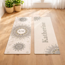 Grau Gold Mandala Muster