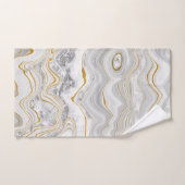 Grau-Gold-Marmor-BADEZIMMER TOWEL SET (Handtuch)