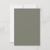 Grau Gold Scroll Save-The-Date-Karte Save The Date (Rückseite)