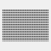 Grau Grad Name Script Modern Geschenkpapier Set (Vorderseite 3)